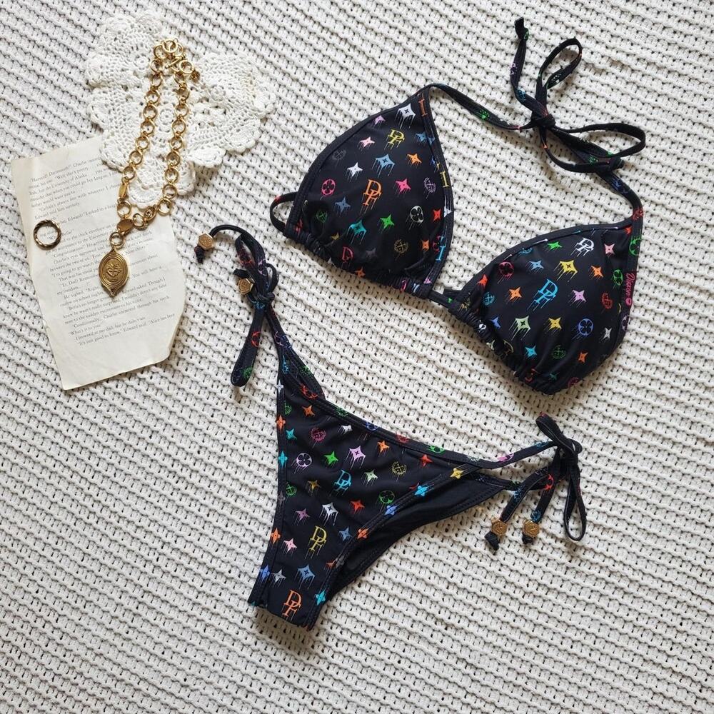 Y2k inspired dixxon bikini brand new 2 piece set
